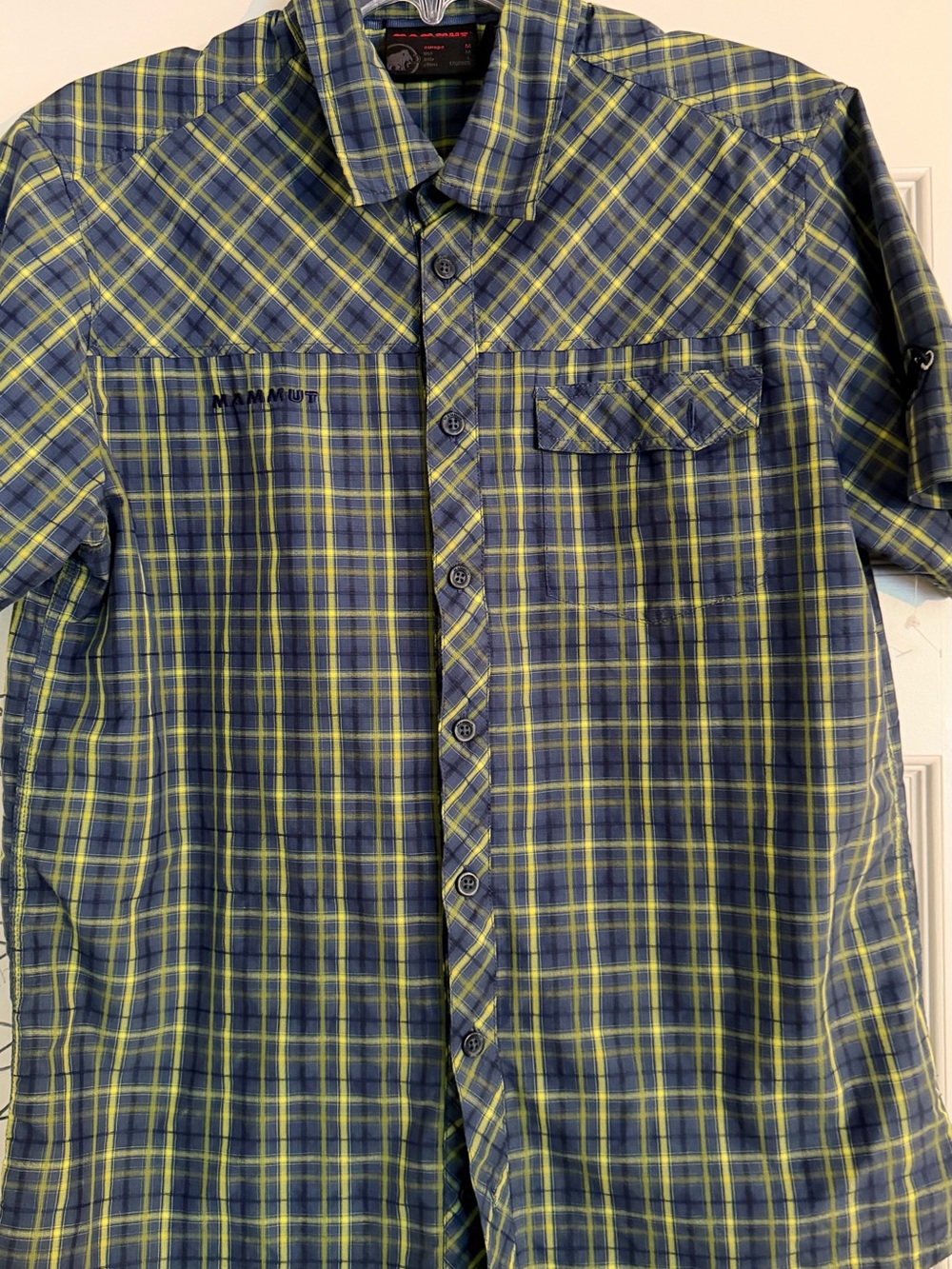 Mammut Multicolor Lightweight Men’s M Short Sleeve Button Up Shirt
